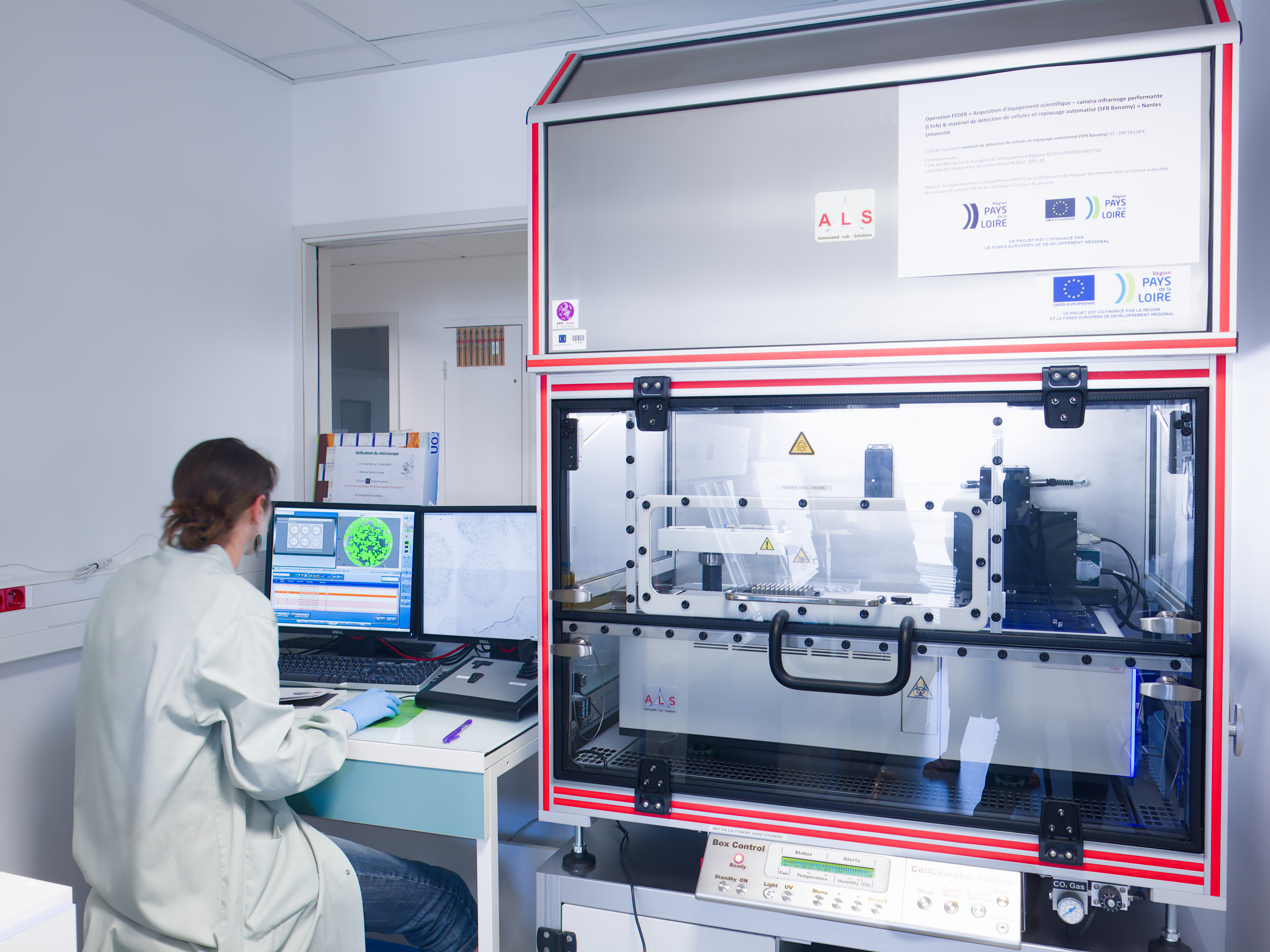 automate de repiquage de cellules - cell celector